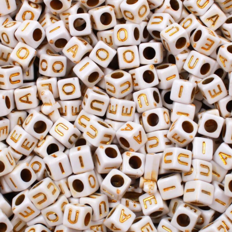 vogais dourado